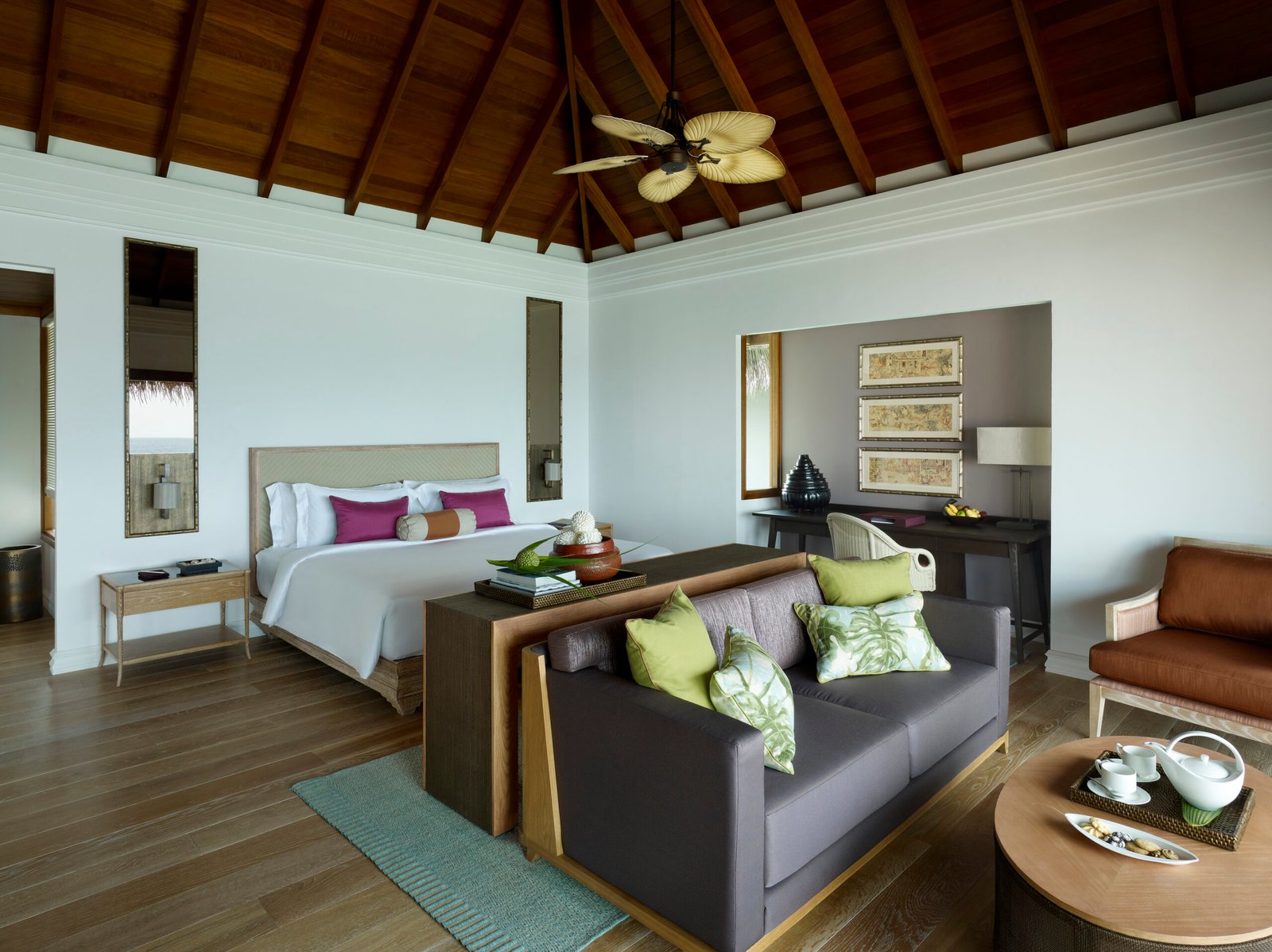 Overwater Pool Villa bedroom