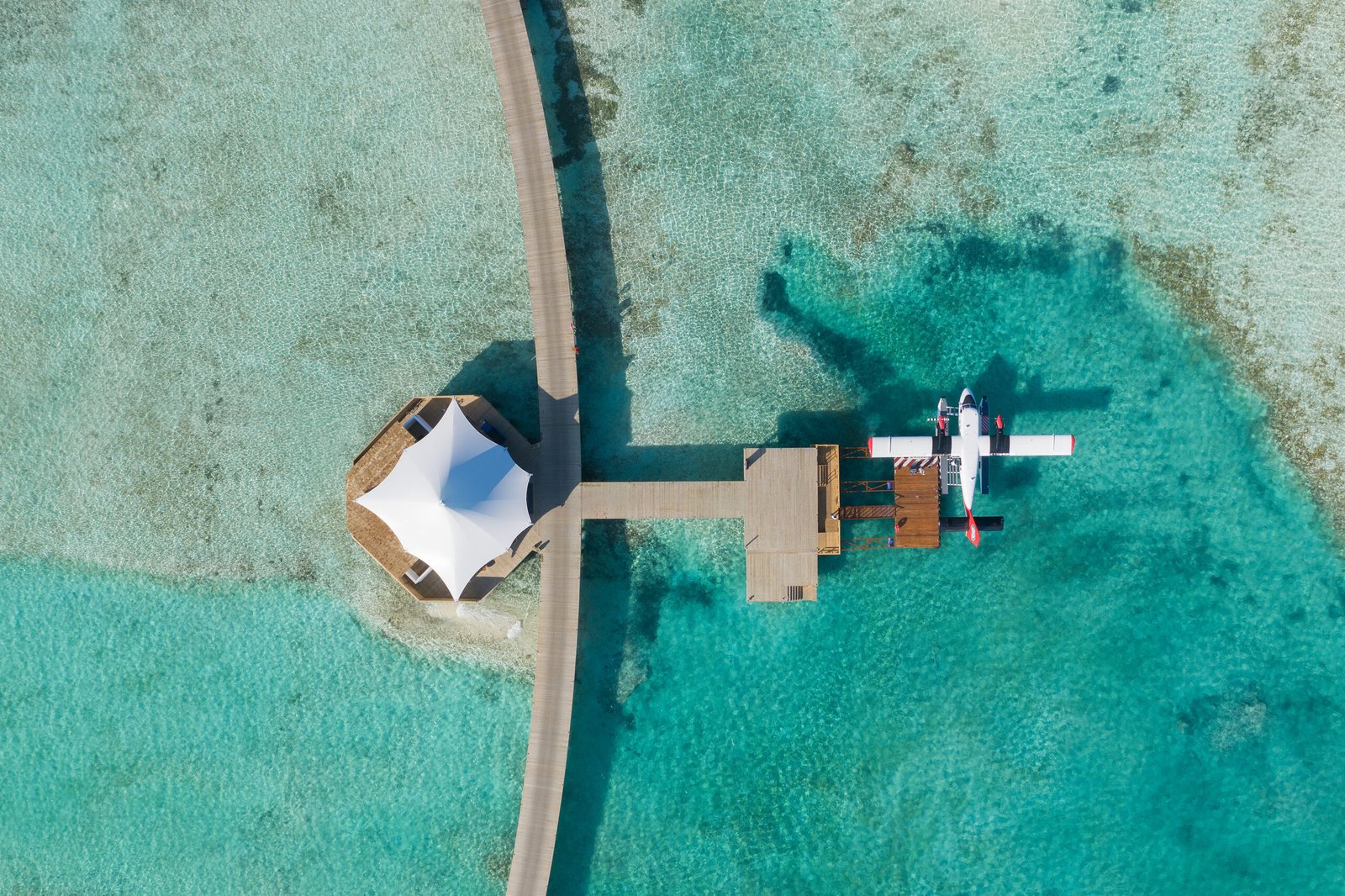 Cinnamon Hakuraa Huraa Maldives — seaplane arrival