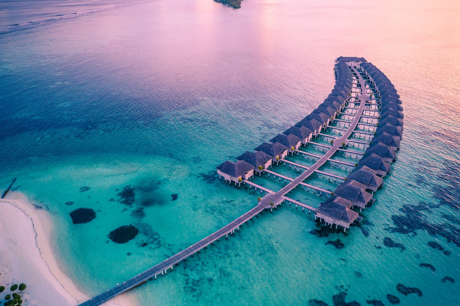 Evening on the beach at LUX* South Ari Atoll