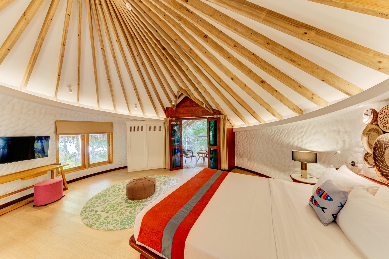 Beach Suite with Pool bedroom interior, Cinnamon Dhonveli Maldives