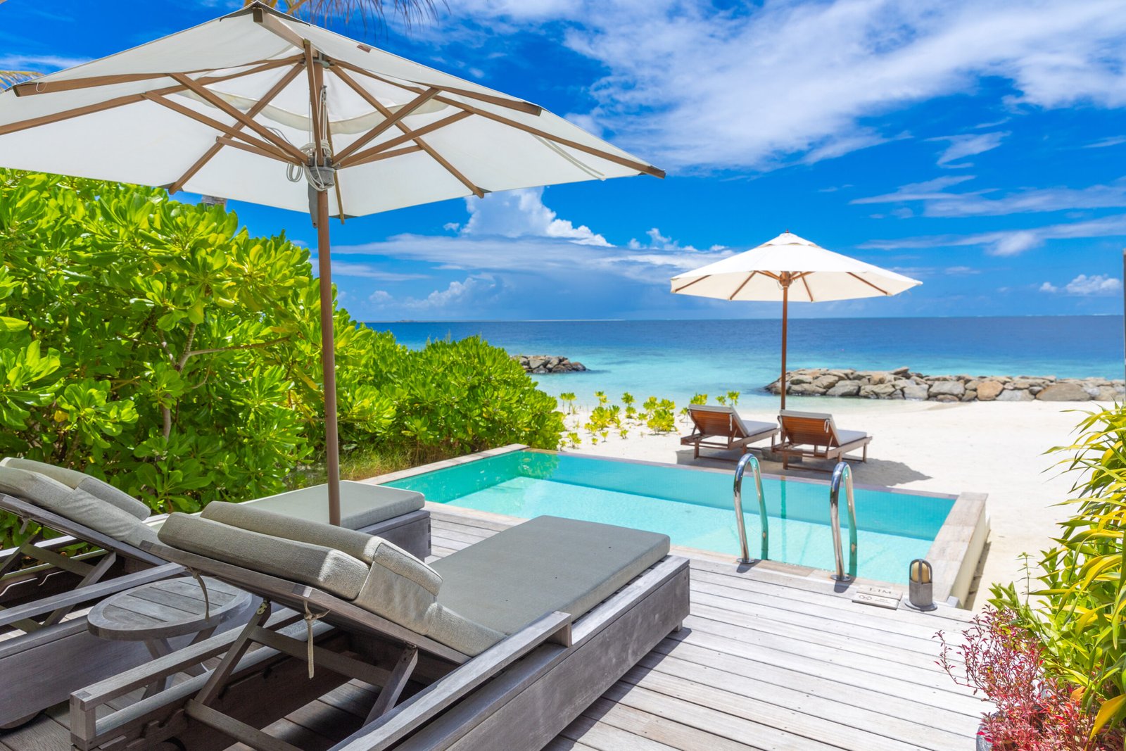 Beach Pool Villa exterior, Kagi Maldives Resort & Spa
