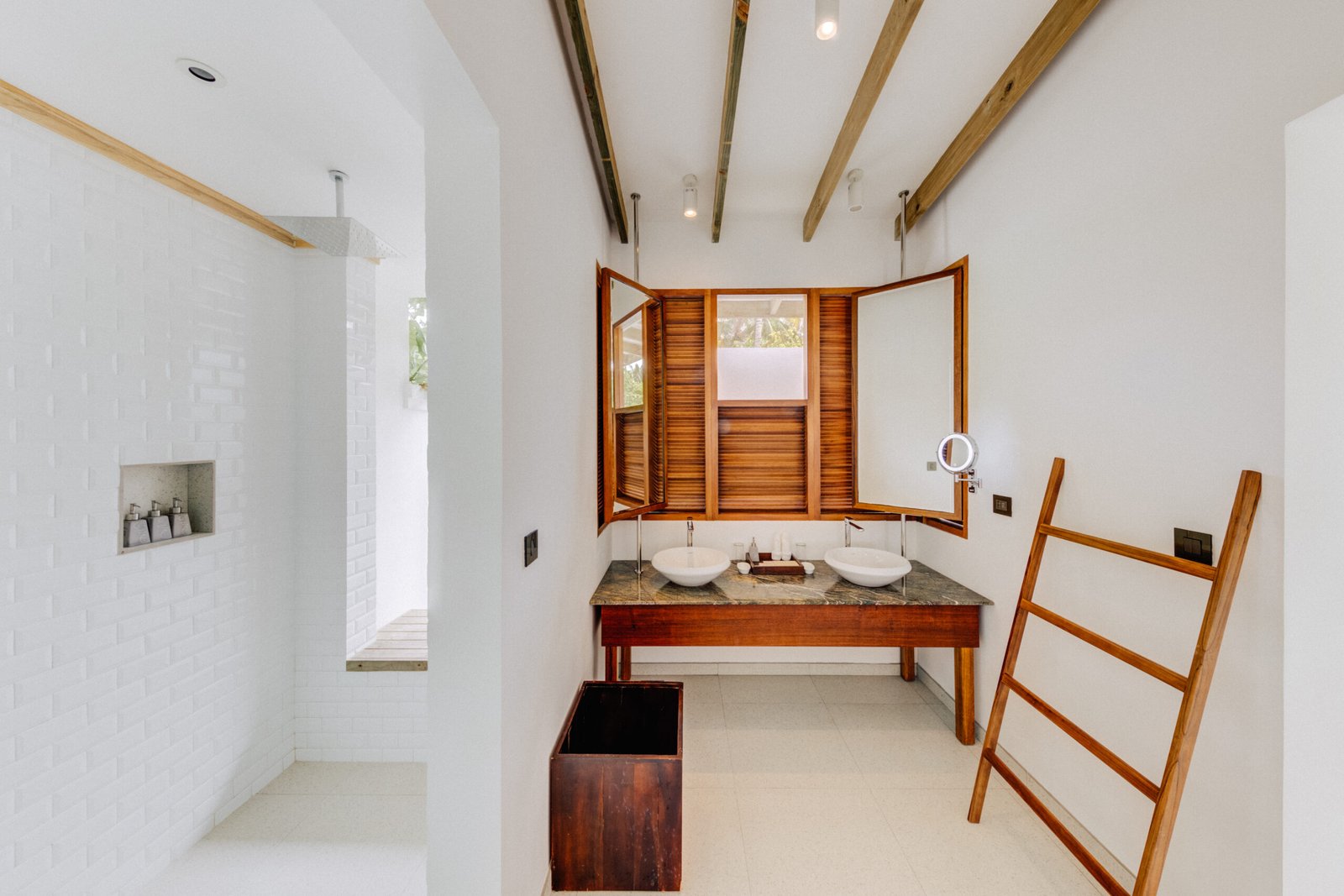 Beach Bungalow bathroom interior, Cinnamon Hakuraa Huraa Maldives
