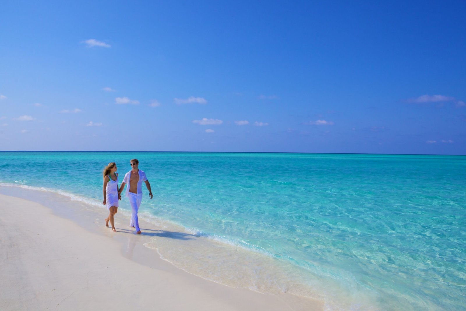 Beach at Hurawalhi Island Resort, Maldives