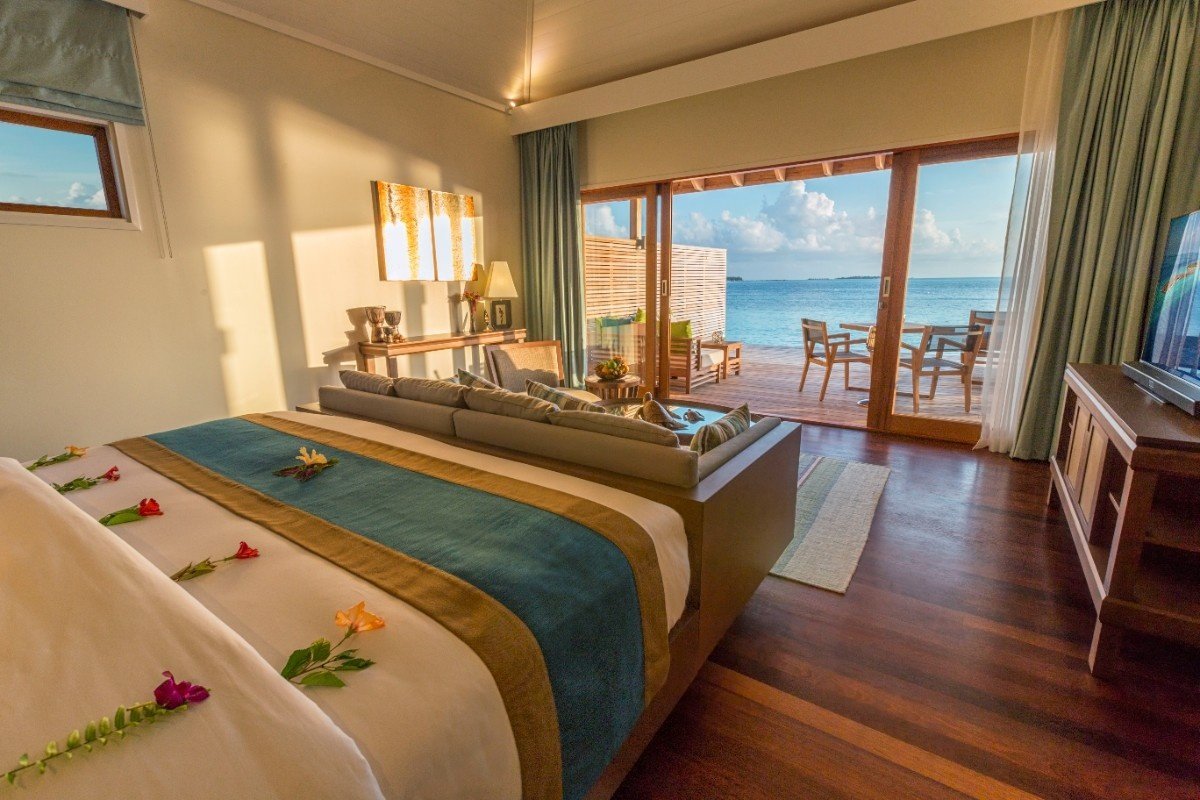 Ocean Villa interior, Hurawalhi Island Resort