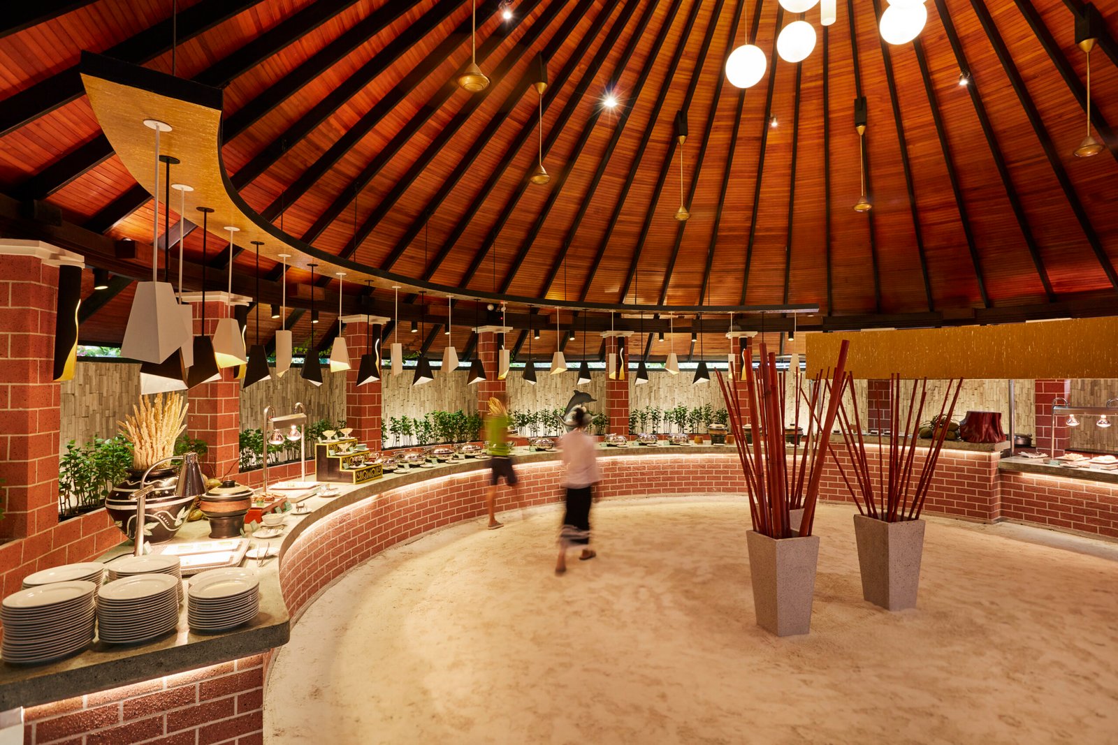 Iru Restaurant all-day dining buffet, Sun Siyam Iru Fushi, Maldives