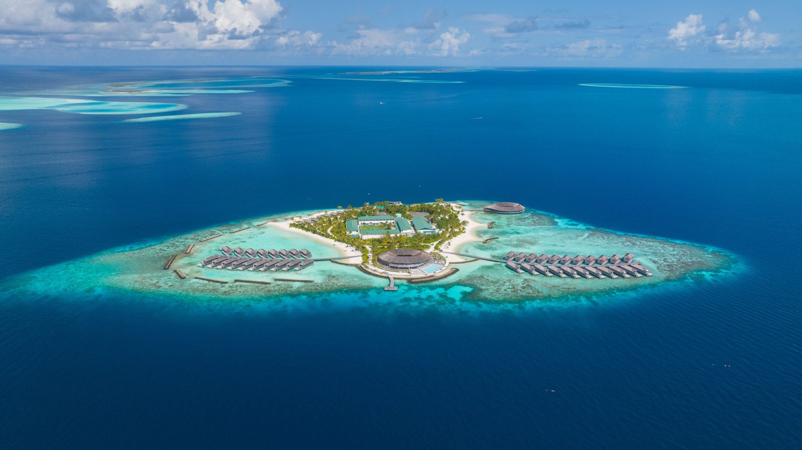 Aerial view of Kagi Maldives Resort & Spa, North Malé Atoll