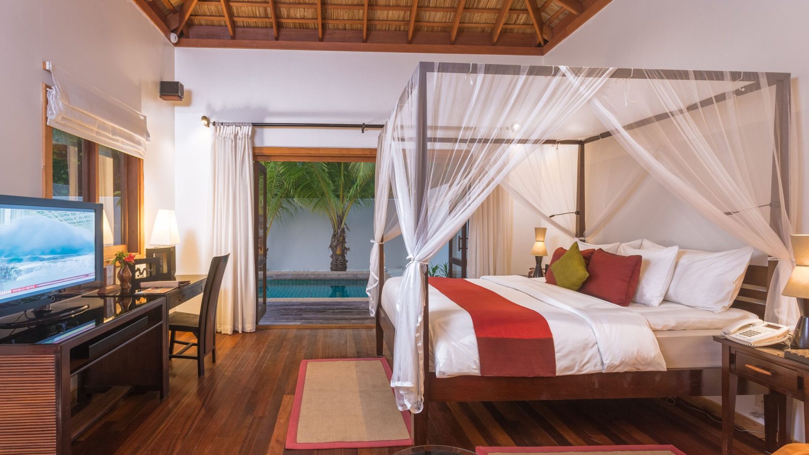 Private Pool Villa interior, Kuredu Island Resort & Spa