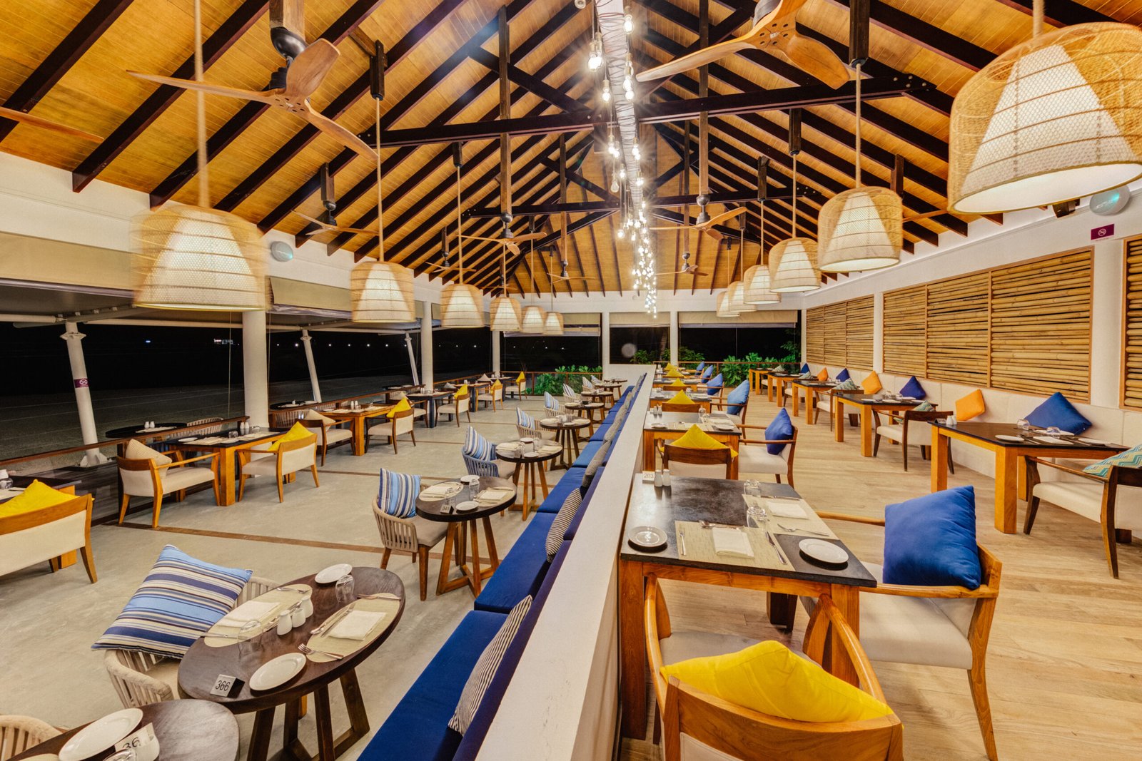 Malaafaiy Restaurant dining hall, Cinnamon Hakuraa Huraa Maldives