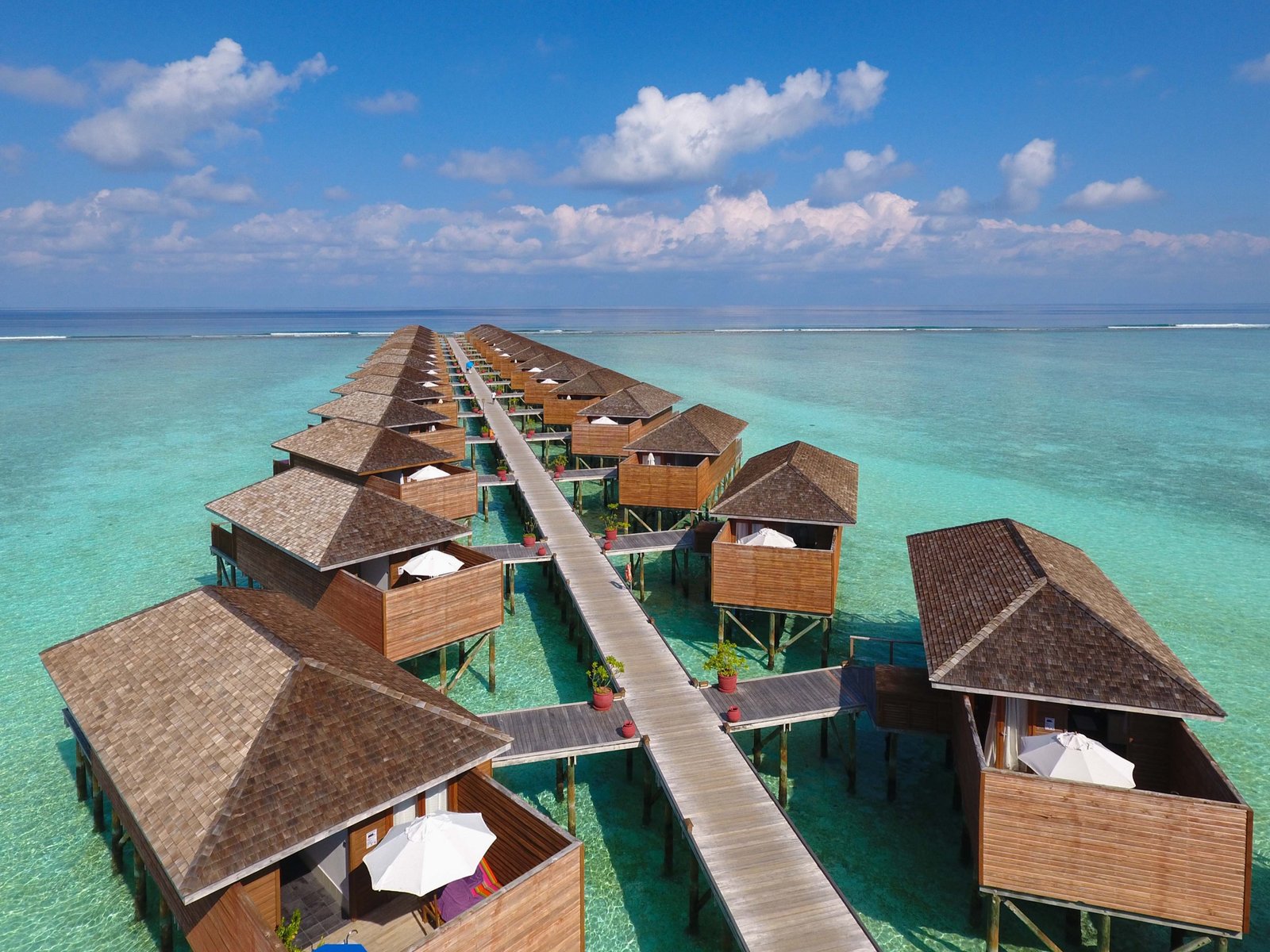 Jacuzzi Water Villas over the lagoon, Meeru Maldives Resort Island