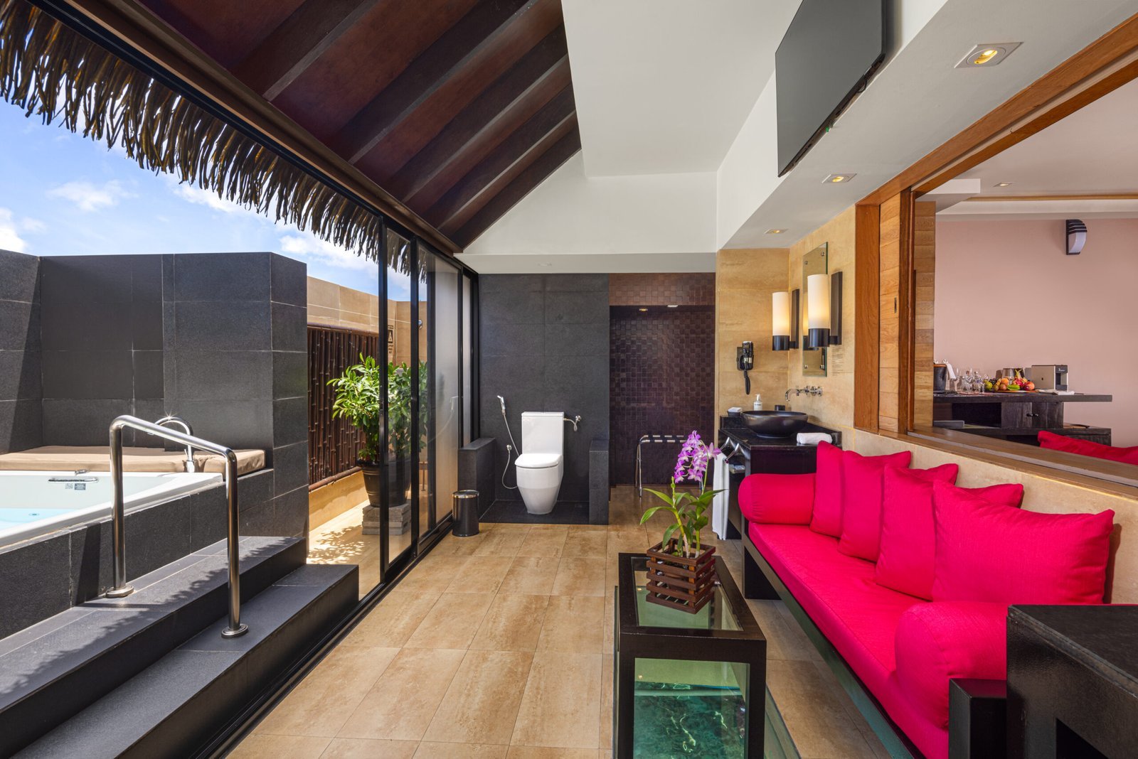 Sunset Overwater Villa with Plunge Pool and Jacuzzi, Adaaran Prestige Vadoo