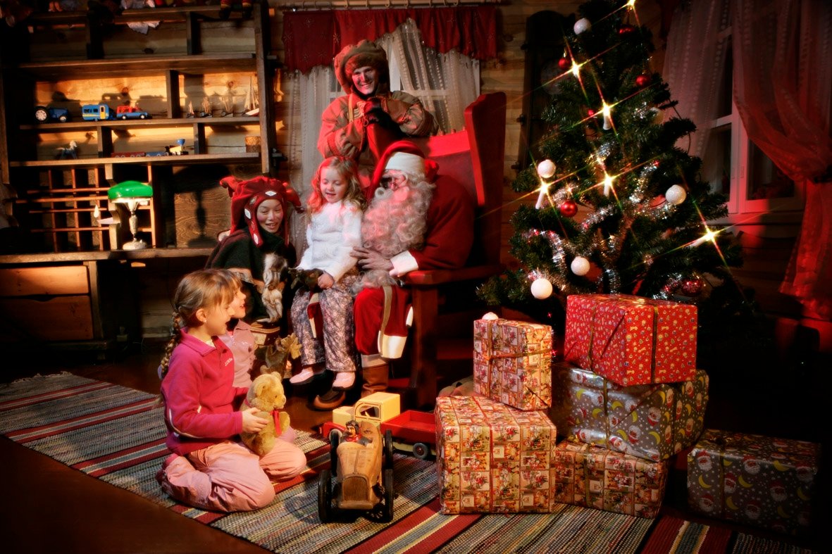 Visiting Santa's Home, Kakslauttanen Arctic Resort