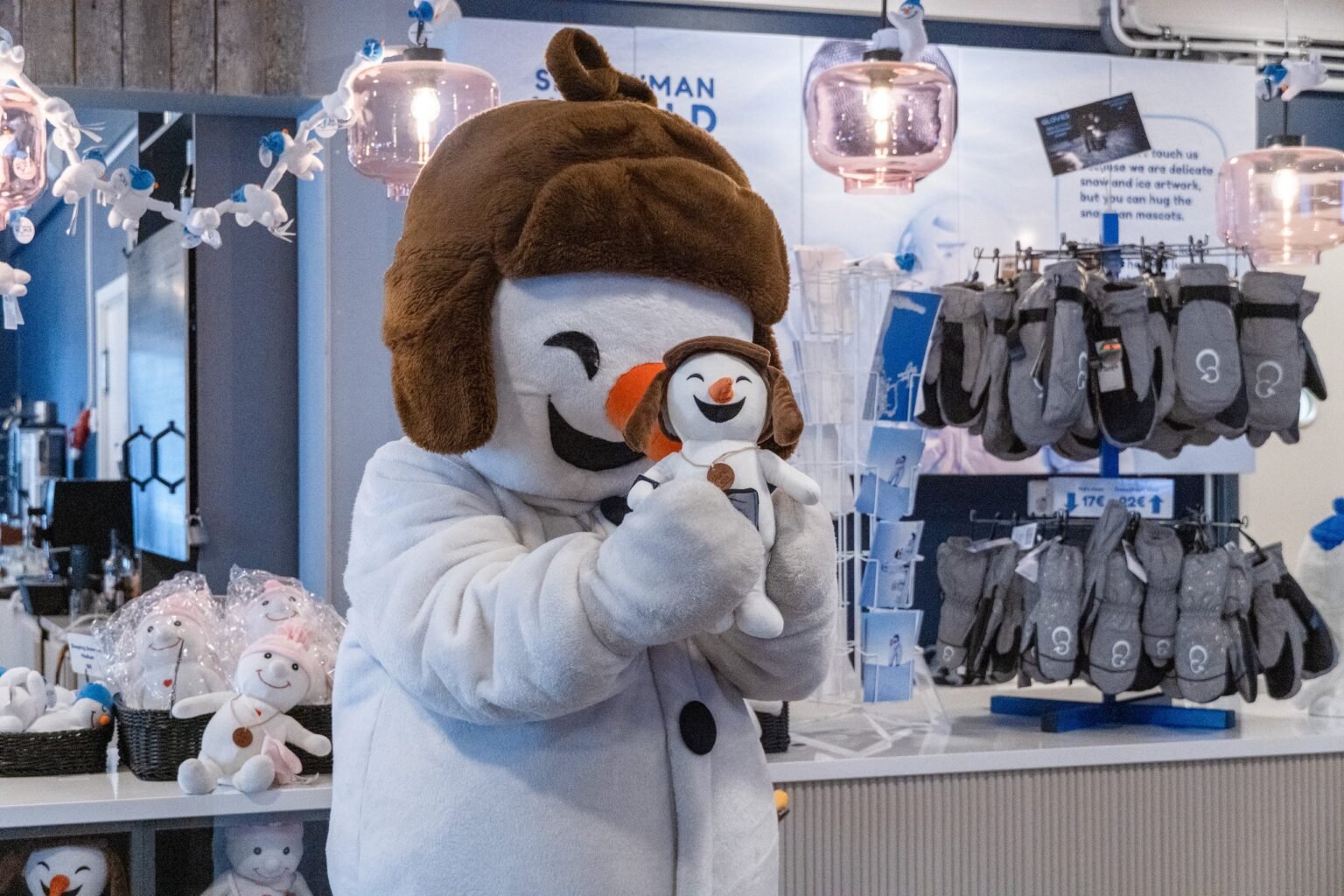 Hanki, one of the Snowmen at Snowman World, Santa Claus Village, Rovaniemi
