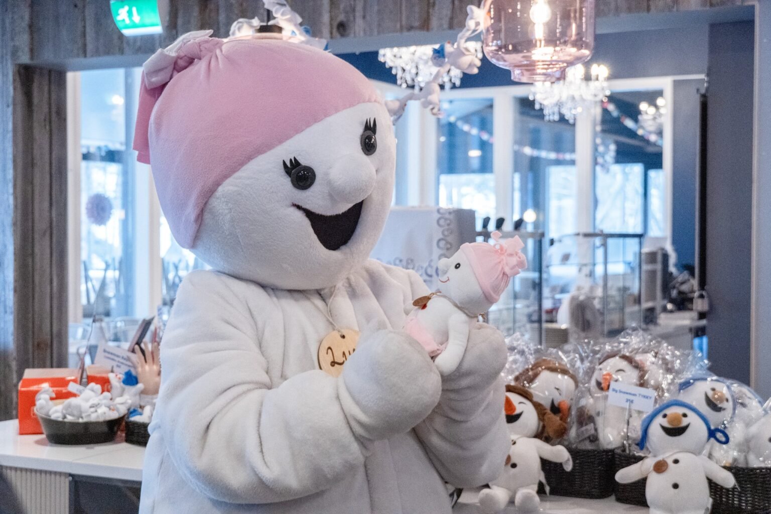 Lumi, one of the Snowmen at Snowman World, Santa Claus Village, Rovaniemi