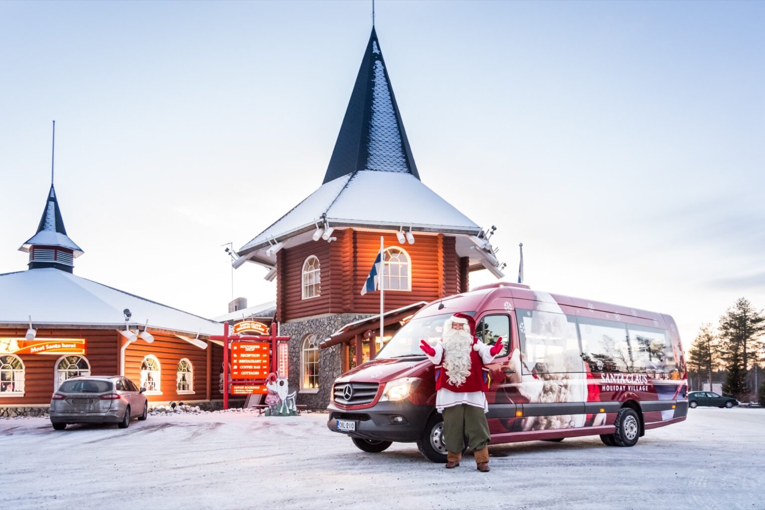 Santa Claus Holiday Village — the village