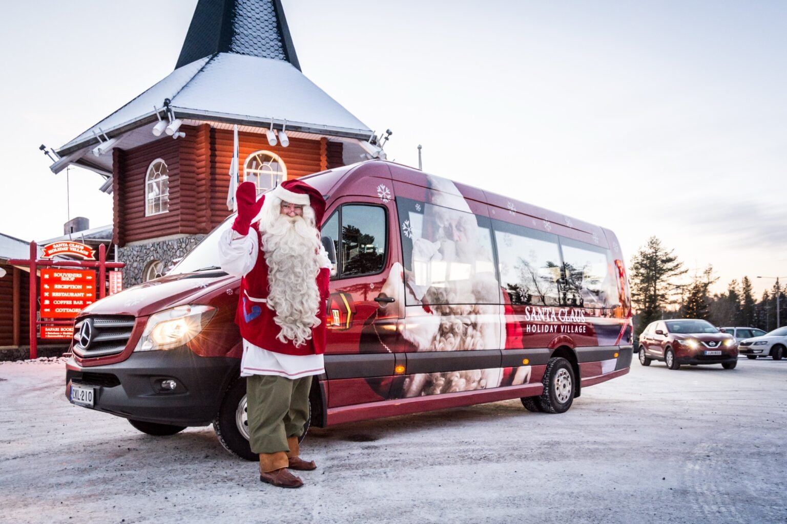 Santa's bus at Santa Claus Holiday Village, Rovaniemi