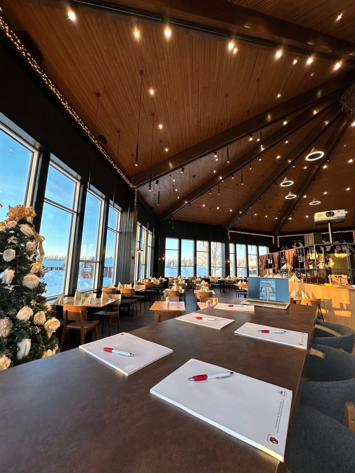 Santa's Cuisine conference space at Santa Claus Holiday Village