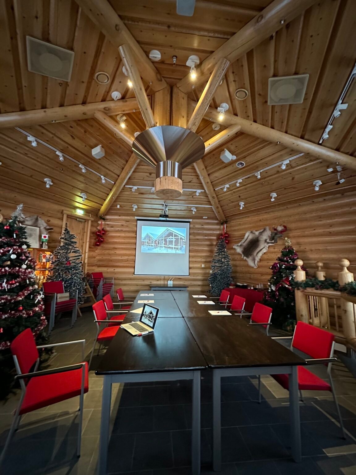 Santa's Tower meeting space at Santa Claus Holiday Village