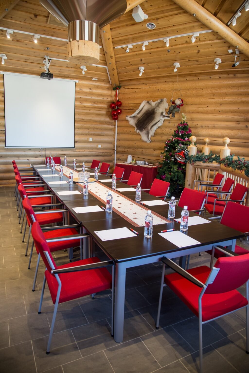 Santa's Tower meeting space at Santa Claus Holiday Village