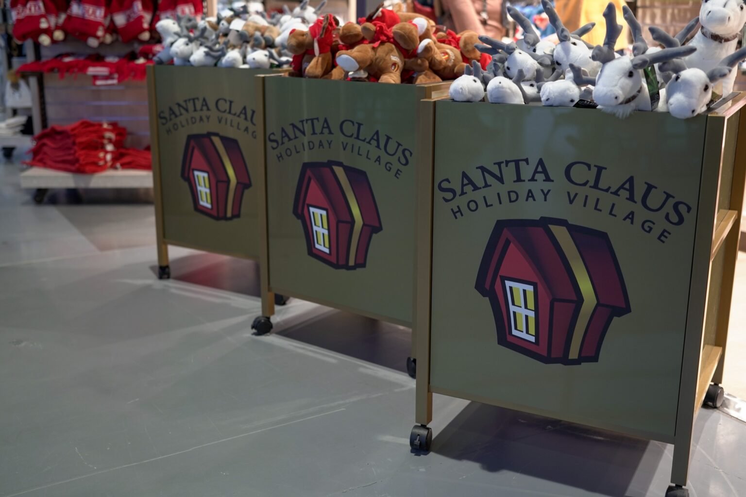 The Santa Claus Holiday Village shop at Rovaniemi Airport