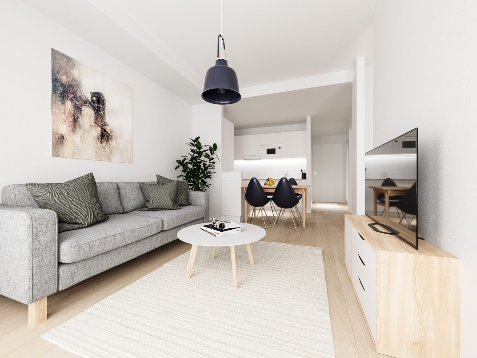 Artist's impression of a suite interior at Santa Claus Elves Hotel, Santa Claus Village, Rovaniemi