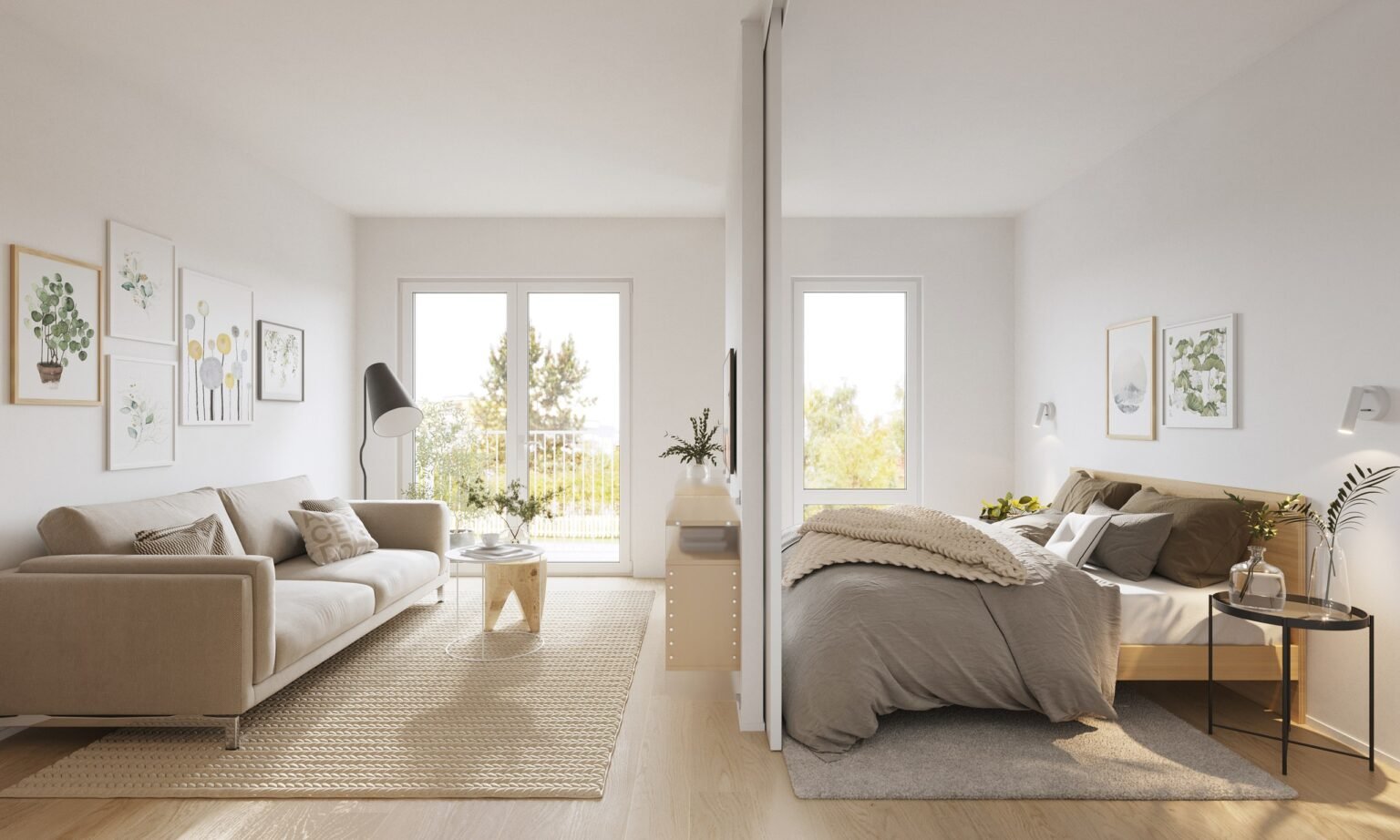 Artist's impression of a suite interior at Santa Claus Elves Hotel, Santa Claus Village, Rovaniemi