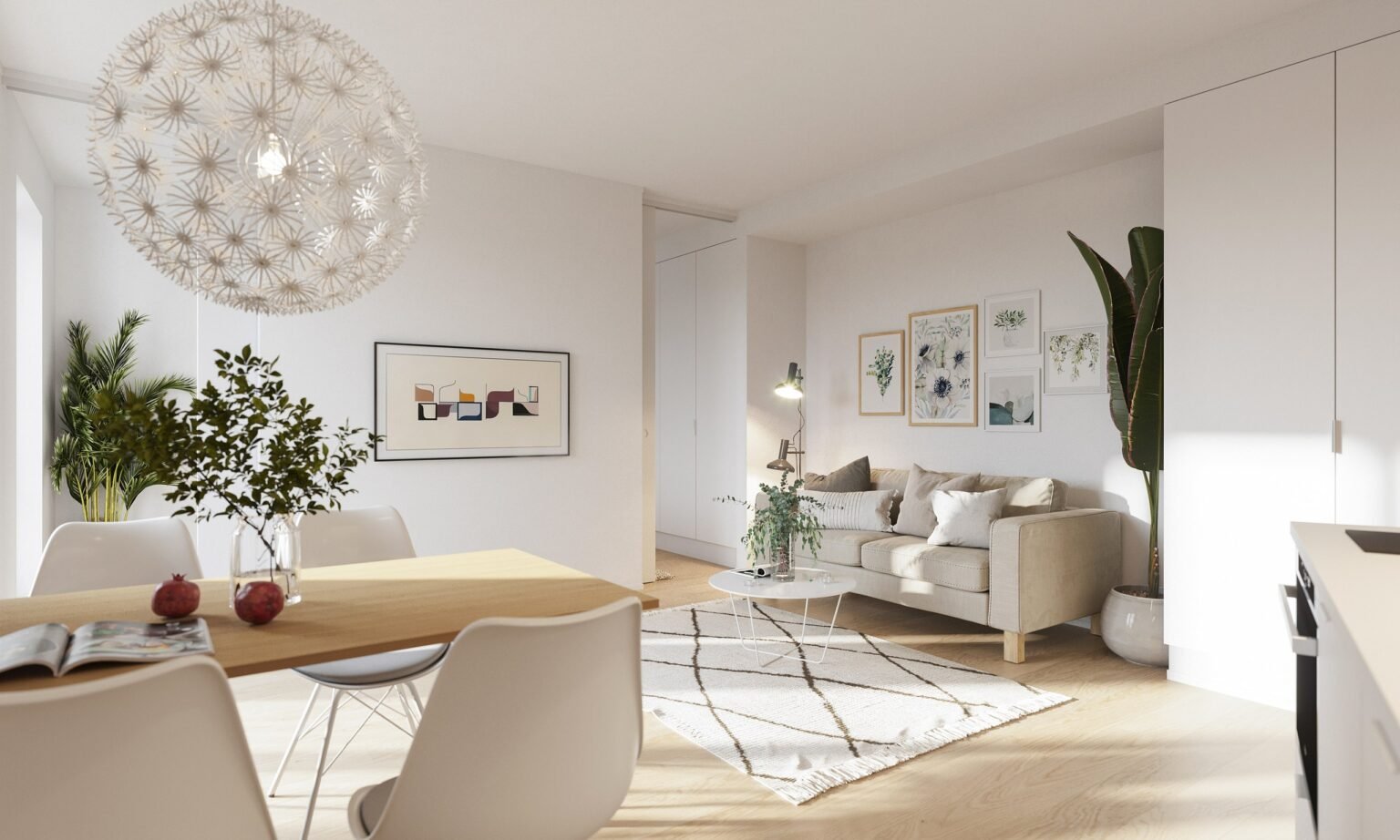 Artist's impression of a suite interior at Santa Claus Elves Hotel, Santa Claus Village, Rovaniemi